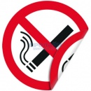 Наклейка двухсторонняя "Курение запрещено" (150)