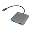 USB Type-C адаптер VGA&HDMI&Audio Ritmix CR-5400