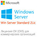 Корпоративная лицензия Microsoft WinSvrSTDCore 2019 SNGL OLV 2Lic NL Each AP CoreLic [9EM-00718]