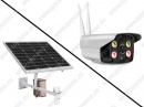 Комплект 3G/4G камеры видеонаблюдения на солнечных батареях «Link Solar NC100G-60W-40AH»