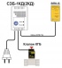 Бытовая однокомпонентная система контроля загазованности «Кристалл-1-Мини», СКЗ – КРИСТАЛЛ -1-15-КД (СO) -Э (ЭН) с возможностью подключения дополнительного (ведомого) сигнализатора по СН4 и выносного пульта ВПК-Б