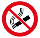 Наклейка уличная "Курение запрещено" (150)