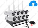 Беспроводной комплект видеонаблюдения на 8 камер с записью в облако Okta Vision Cloud-01-8