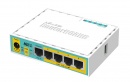 5-ти портовый Ethernet-маршрутизатор MikroTik RB750UPr2 hEX PoE lite